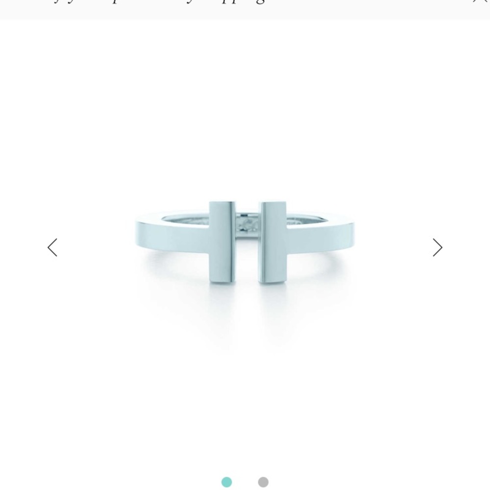 Tiffany T Square Silver Ring